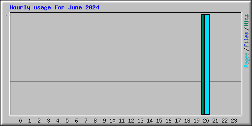 Hourly usage for June 2024